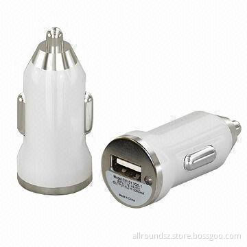 USB Car Charger with 500mAh Maximum Output Current